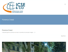 Tablet Screenshot of icse-co.org